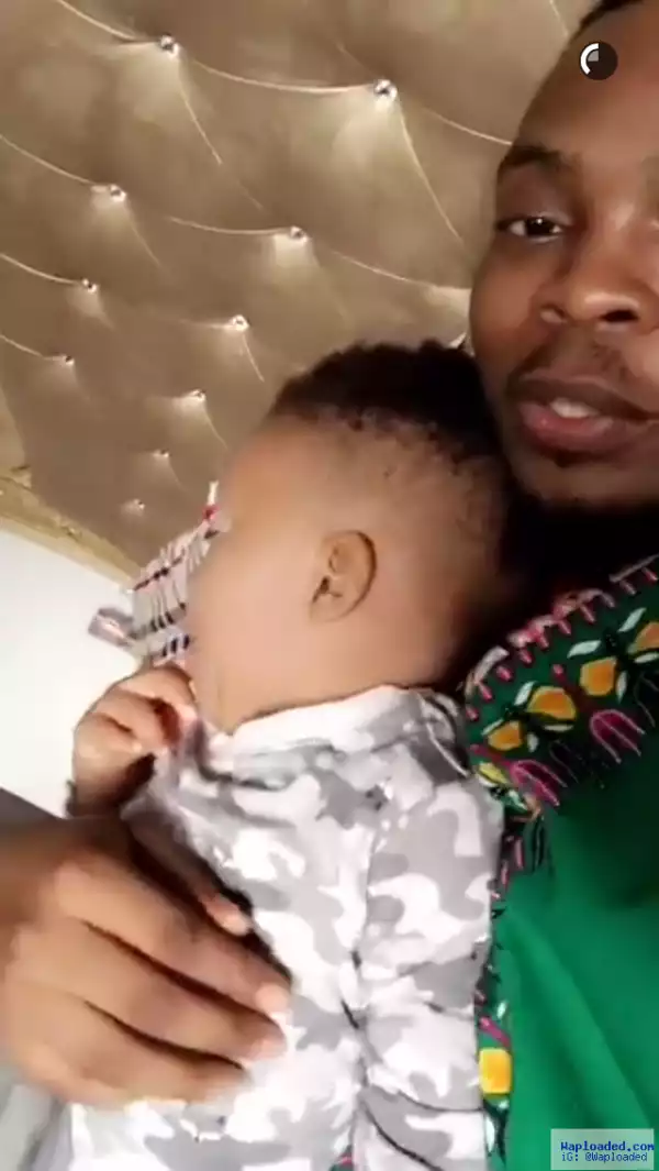 Photos: Olamide Spends Quality With His Handsome Son, Batifeori 